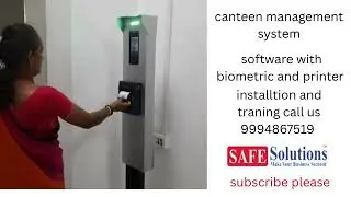 biometric canteen management system YT-2025 IST SAFESOLUTONS