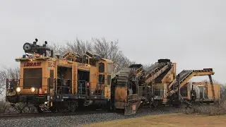 Loram Undercutter SBC-20 south through Hutto Texas(1/23/26)