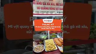 M&igrave; vịt quay Quảng Đ&ocirc;ng Phụng K&yacute; #hcm #food #noodles #yoosay