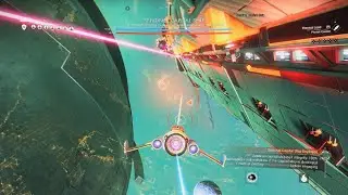 No Man's Sky - Fighting Sentinel Capital Ship
