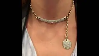 💎Collier Pomellato &laquo; Pixel &raquo; en or et diamants 💜🤍💜 Pomellato &ldquo;Pixel&rdquo; necklace in gold and diamonds💎