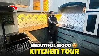 Luxury Kitchen Setup Tour | Modern Cabinets, Countertops & LED Lighting