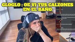 GLOGLO LE DICE A EMIKUKIS QUE VIO SUS CALZONES EN EL BA&Ntilde;O