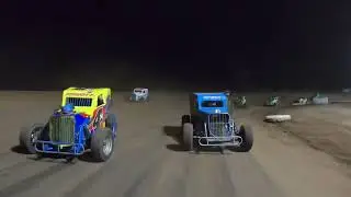 Dwarf Car 01 Onboard (rear) Main Event SNDCA Mohave Valley Raceway 9/28/2025