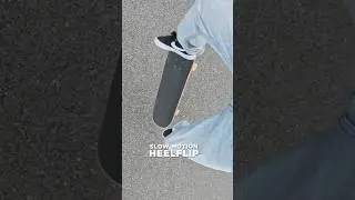POV Heelflip in Slow Motion 🎥💨 #heelflip #skateboarding #skate #skatetricks  #skateboardingtrick