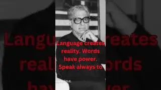 Inspirational quotes# DEEPAK CHOPRA #Language #creates #reality  Words # power # Speak # joy