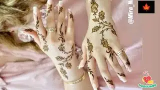 Asthetic mehandi design's🍁 100+new mehandi designs girls beautiful 😍 easy mehandi designs girl😍 
