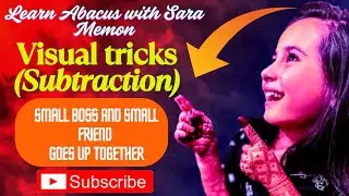 Abacus Subtraction Visuals for Beginners | Small Friend Goes UP Together | Easy Technique for ALL