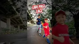 LARI PAGI LAGI YUU BERSAMA KELUARGA #laripagi #jogging