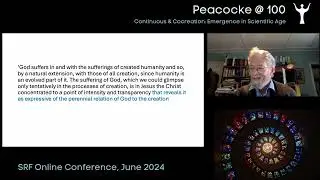 A Tribute to Arthur Peacocke - Prof Christopher Southgate - SRF Online June 2024