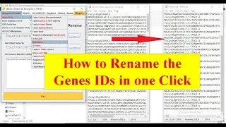 How to Rename your Genes Name of Protein sequences in one click #Transcript ID renaming in Tbtool
