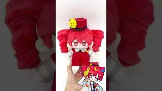 Make Mesmerizer Teto 20cm Plush Doll 메스머라이저 테토 20cm 솜인형 만들기 #miku #teto #shorts