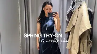 30 new items for SPRING 26 outfits || COS, ARKET, &OTHERSTORIES + weekly vlog