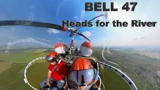 Take a BELL 47 Helicopter down the River