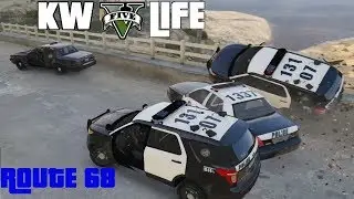 STREIFE AUF DER ROUTE 68 | Verkehrsrowdys & Co. ► KW5LIFE - GTA RP | #002