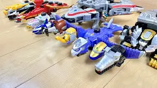 【DX Power Rangers Megaforce #5】🦅🐬🐊🐘🐞顔が5個⁉︎ゴセイジャーのゴセイワンダーで遊んでみた