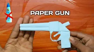 How to Make a Paper Gun Without Glue | Paper Crafts