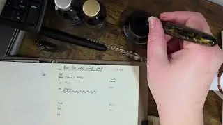 New Pen and Ink Day! Asvine C80 Brown Ripple (medium nib) and Jinhao 9056 (fine nib), Diamine Inks 