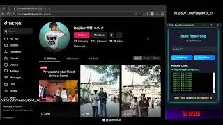 Use This Auto Report Bot To Delete Any TikTok Account !!