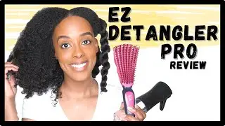 ОБЗОР ЩЕТКИ EZ DETANGLER PRO: Распутывающая расческа для натуральных волос типа 4 | Kia Rene