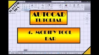 AutoCAD Basic For Beginners - Part 4 Of 7 - Introduction To The Modifytool Bar