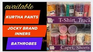 Kurtha pants M to 10XL sizes || jockey brand inners || bathrobes 