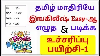 English reading practice| letters Sounds Practice |English reading practice |How to read English - 1