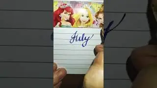 Learn Calligraphy ||  month Name || #calligraphy #alphabets #art #month