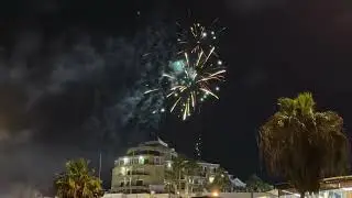 TENERIFE. FANABE BEACH 31/12/25 .Fireworks