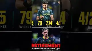 Mitchell Starc Retired For T20 Cricket 🥺 #shorts #cricket