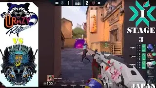 Crazy Raccoon vs BlackBird Ignis All MAP VALORANT VCT 2021 JAPAN Stage 3 Challengers 1 Cr vs BBI.