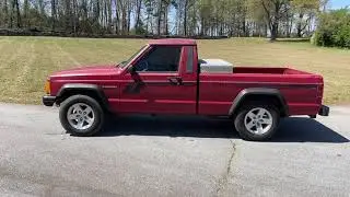 Jeep Comanche MJ manual 4wd/AWD swap with an ax-15 transmission and a 242 transfercase