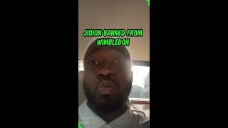 JiDion banned FOR LIFE from Wimbledon. #Shorts