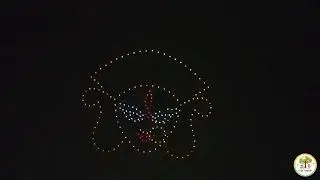 Jaisalmer Drone Show | Sky Art Over the Golden City | Desert Festival  #drone #shorts #video