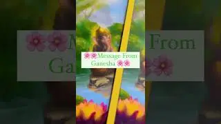 Message From Ganesha 🌸😇🙏#ganesha #tarot #reading #universe #shorts #viral #youtubeshorts