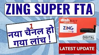 Zing Super FTA|1 New Channel Launched on Zing Super FTA Set Top Box|Zing Super FTA Latest Update!