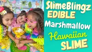 Hawaiian Edible Slime Recipe * DIY Easy SLIME CANDY Recipe * Vegan vs Non Vegan Marshmallow Slime