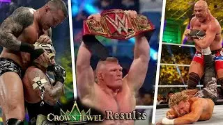 WWE Crown Jewels 2018 Highlights Results - Results of Crown Jewels 2018