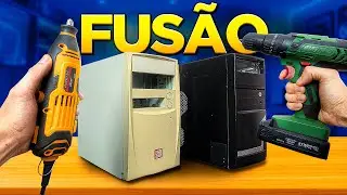 COMECEI FAZER AS ADPTA&Ccedil;&Otilde;ES NO GABINETE DO SLEEPER PC
