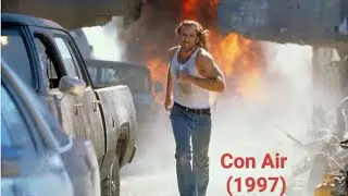 Con Air (1997) Movie Review & Explained in Hindi  - The Ultimate 90s Action Ride | Nicolas Cage's 