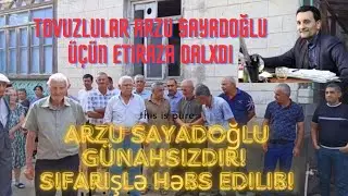 Tovuz əhalisi ayağa qalxdı. Onlar bloger Arzu Sayadoğlunu günahsız hesab edir