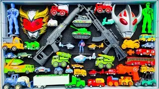 Car Mixer, Excavator,Dam Truck,Police,Ambulance,Loader,Fire Truck,Power rangers,Military,Shot Gun.
