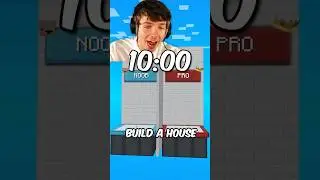 Minecraft Noob vs Pro Build Battle (House)