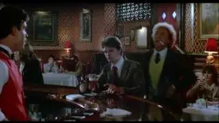 Woman in Red Bar Meeting Scene