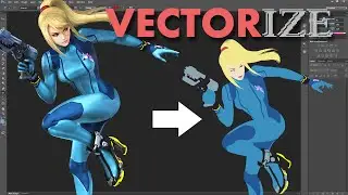 Vectorize: Zero Suit Samus