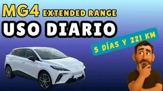MG4 Extended Range: Consumo REAL en ciudad y trayectos diarios (221 km probados) #TestDrive #MG4