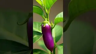 Growing of Brinjal on tree || #food #ai #tulip #growth #gaming #farming
