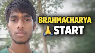 1 FEB Se BRAHMACHARYA Start 🙏 | Day 1 Vlog | Life Change Challenge#radha #shortvideos #virl #kro