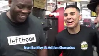 Adrian Granados meets Iran Barkley at Gleasons Gym