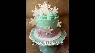 Snowflake Mini Cake
